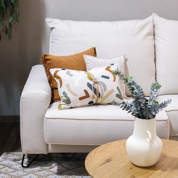 Cojín artesanal con relleno premium para cama y sofá en alta decoración elegante