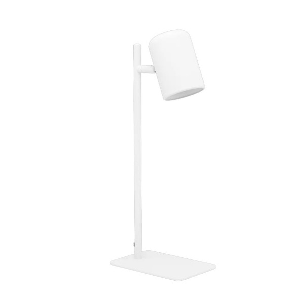 LAMPARA MESA ACERO BLANCO  LED 4,5W 15X8,5X40 CM