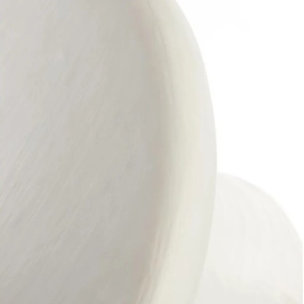 Mesa centro redonda madera blanca 60×45 cm diseño minimalista | Tapidecor