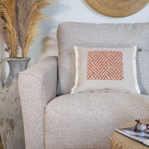 Cojín artesanal con relleno premium para cama y sofá en alta decoración elegante