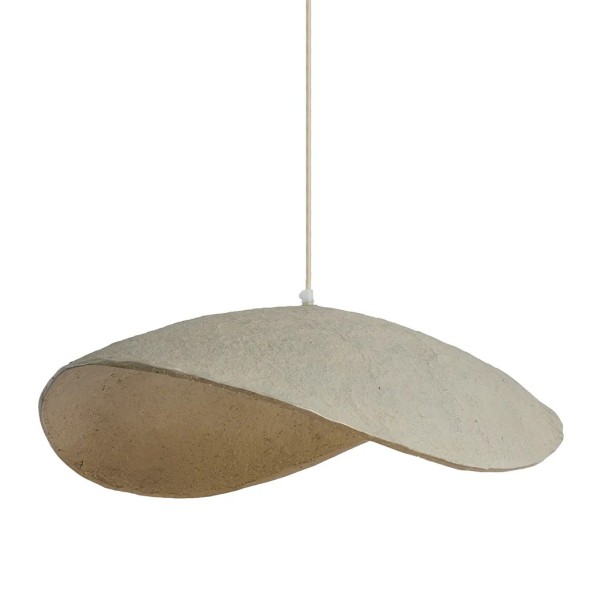 Lámpara de techo piedra-oro diseño cálido y elegante | Tapidecor