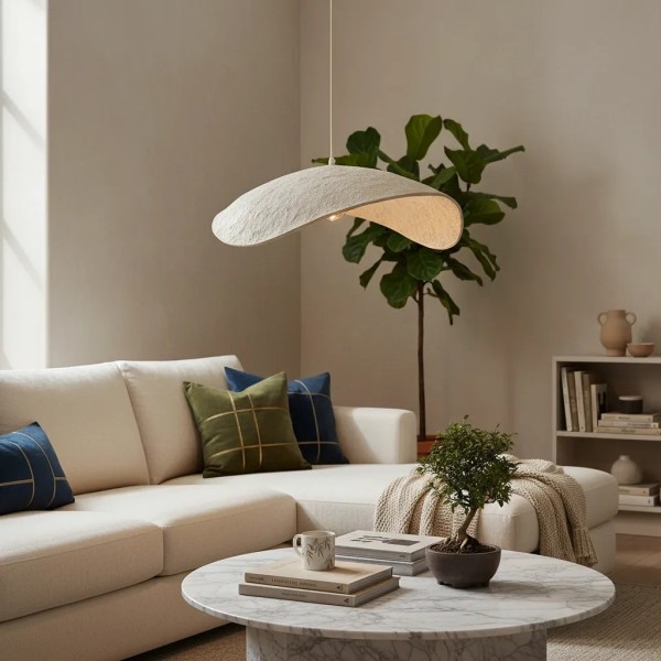 Lámpara de techo piedra-oro diseño cálido y elegante | Tapidecor