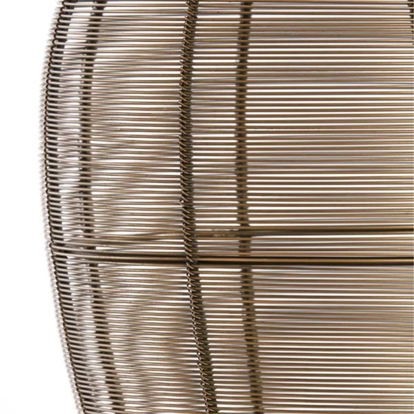 LÁMPARA TECHO 3L METAL BRONCE  36X36X97 CM