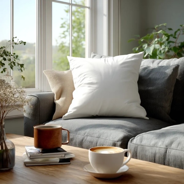 Cojín artesanal con relleno premium para cama y sofá en alta decoración elegante