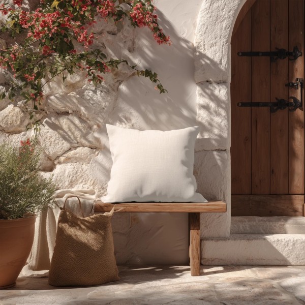 Cojín artesanal con relleno premium para cama y sofá en alta decoración elegante