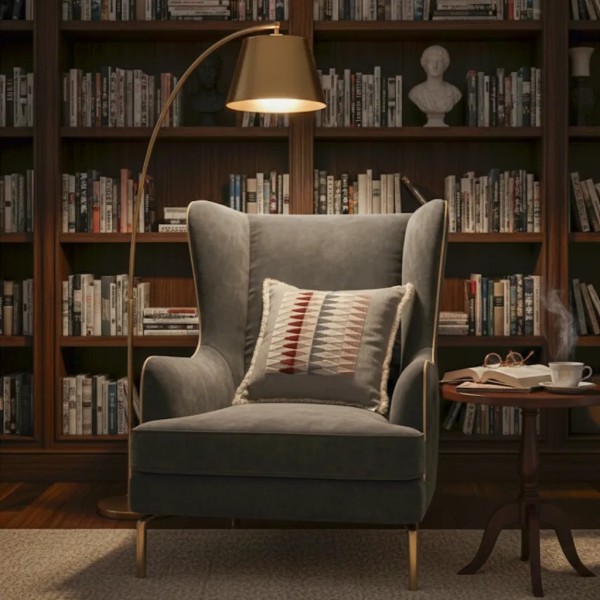 Cojín artesanal con relleno premium para cama y sofá en alta decoración elegante