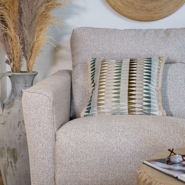 Cojín artesanal con relleno premium para cama y sofá en alta decoración elegante