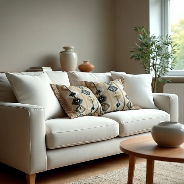 Cojín artesanal con relleno premium para cama y sofá en alta decoración elegante