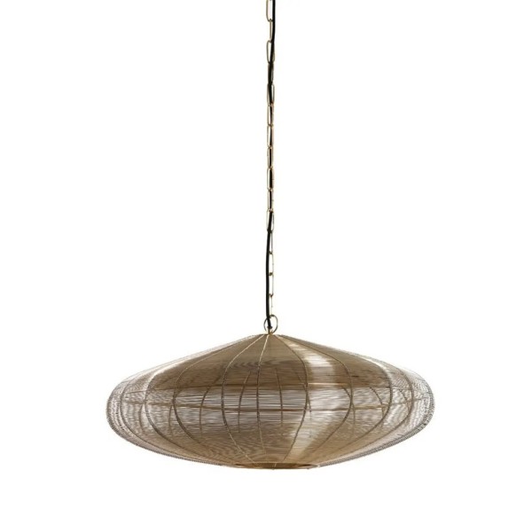 Lámpara de techo metal oro 60×23 | Tapidecor