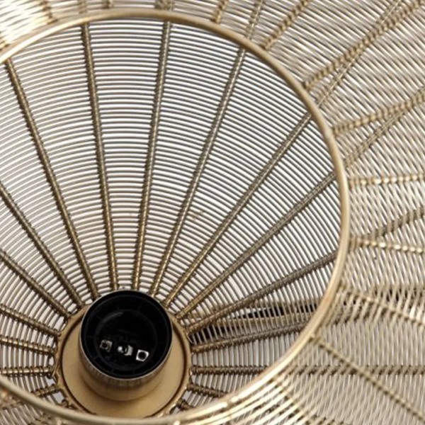 Lámpara de techo metal oro 60×23 | Tapidecor