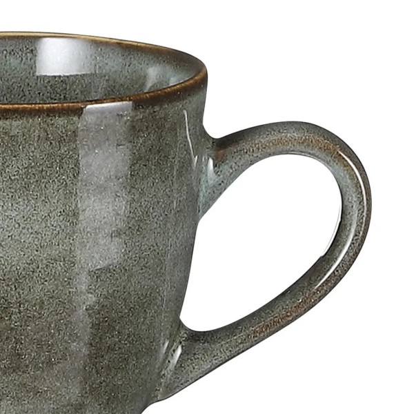 Taza café cerámica verde azulado 9×9 | Tapidecor