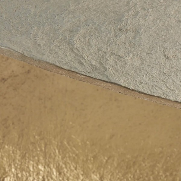 Lámpara techo piedra-dorado 53×43×18 | Diseño cálido y elegante