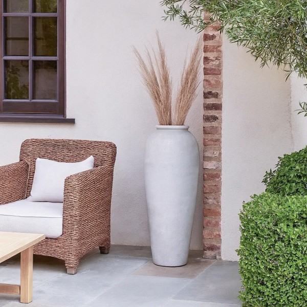 Macetero decorativo para interior y exterior en alta decoración elegante