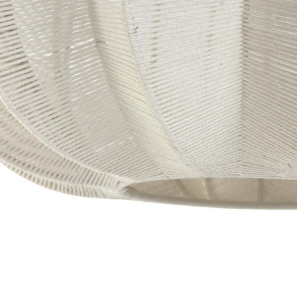 Lámpara techo madera y algodón diseño natural 50x47 | Tapidecor