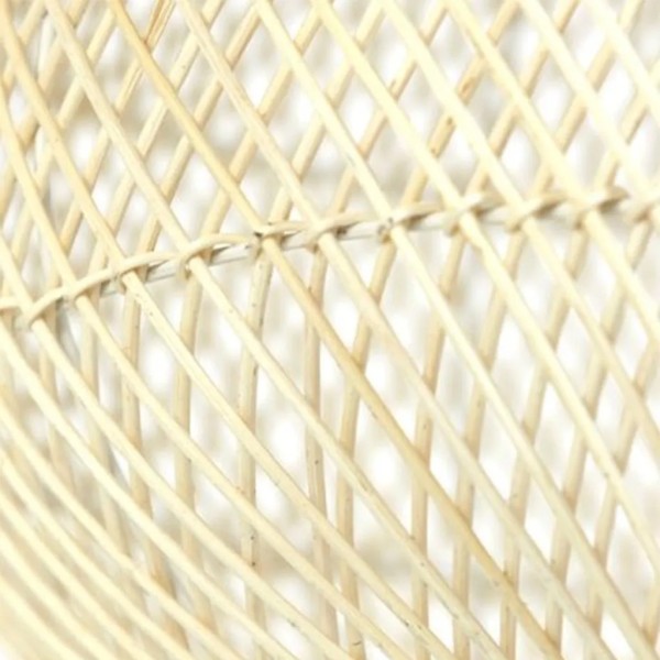 Lámpara colgante rattán natural diseño orgánico 46x39 | Tapidecor