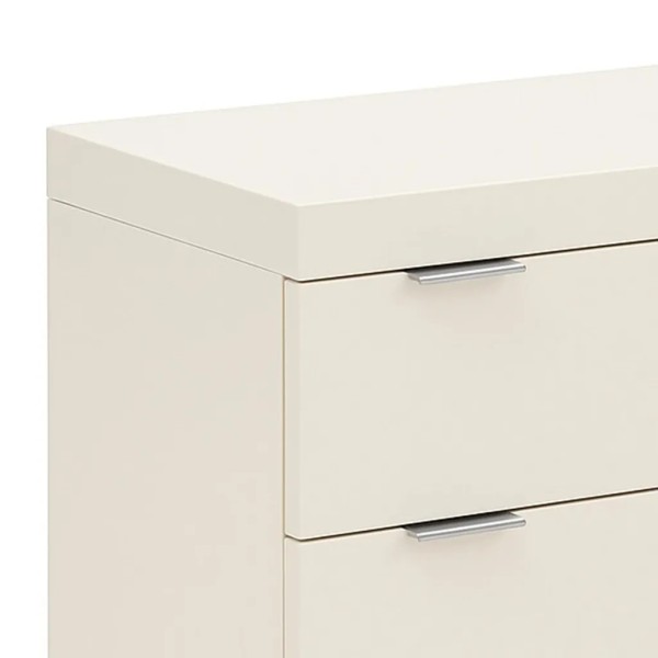 Mesita de noche 2 cajones con patas altas modernas | Tapidecor