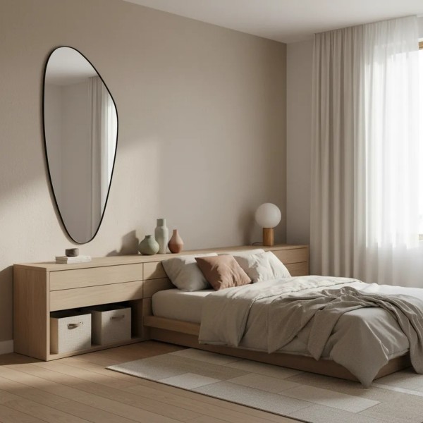 Espejo decorativo de pared y suelo para realzar tu  salón o dormitorio