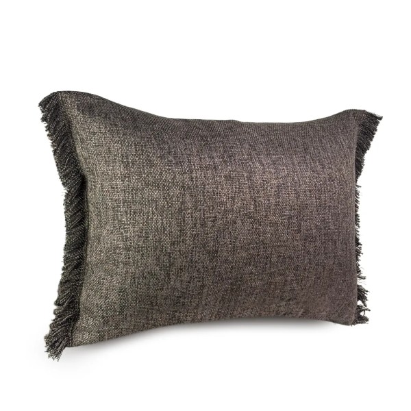 Cuscino marrone Cioccolato fissato 70x50 Premium Riempimento incluso