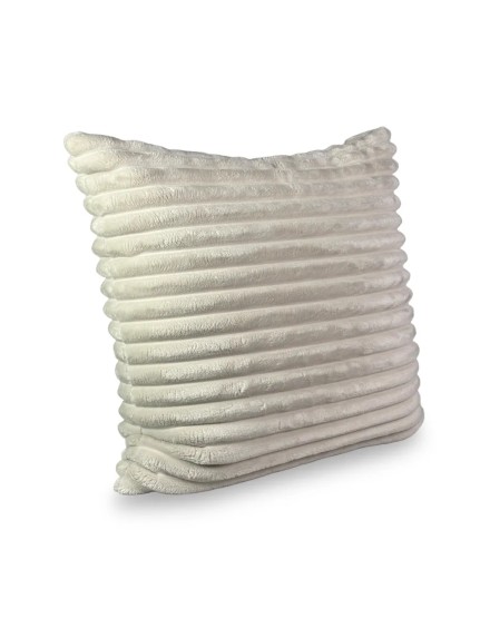White cushion Fluffy wide cordurida 50x50 Premium filling included