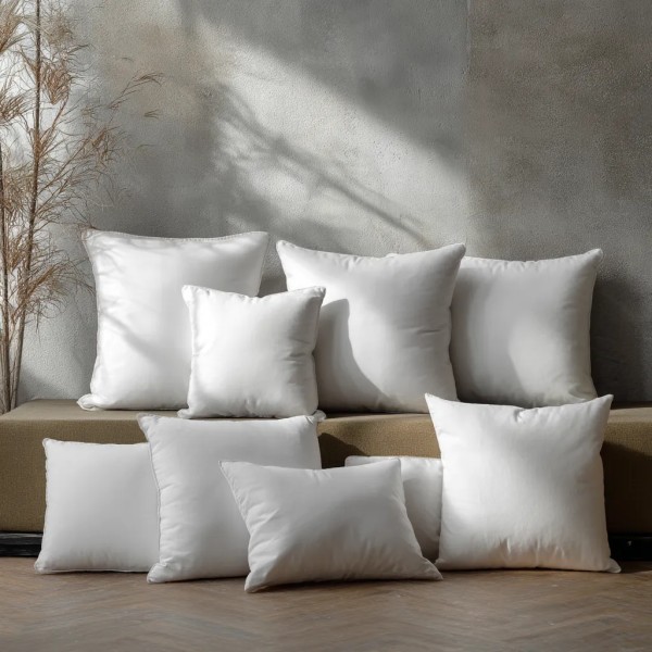 Cojín camel doble fleco 50X30 | Relleno Premium incluido | Tapidecor