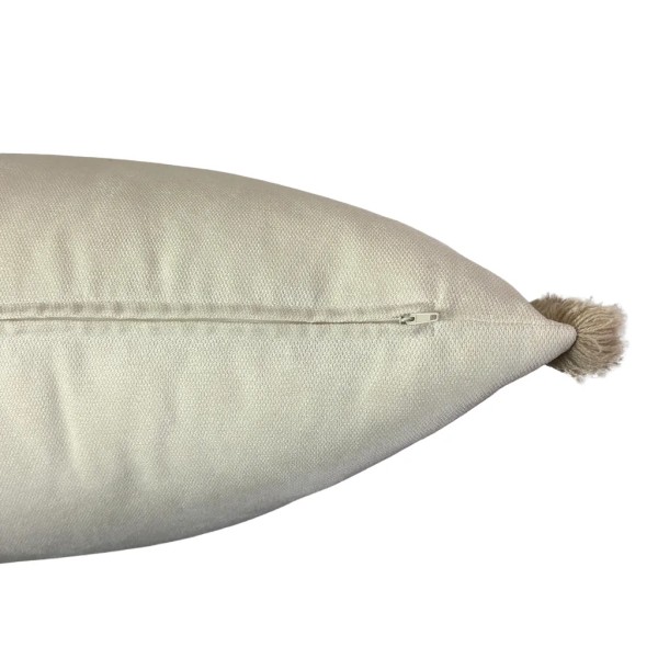 Coussin blanc cassé Flefe toast Short 70x50 Premium Filling Inclus