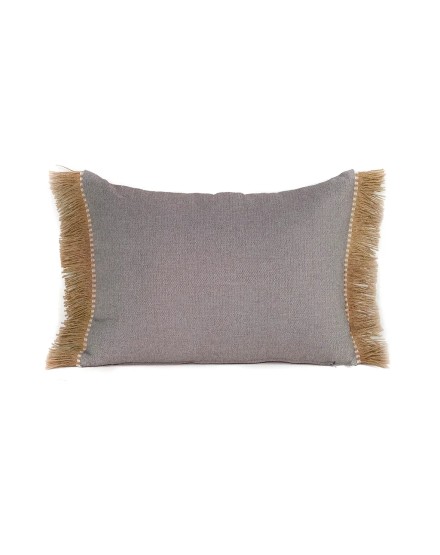 Lyped Pad Gray Flee Fringe Side Rafia 60x40 Premium Filler Included