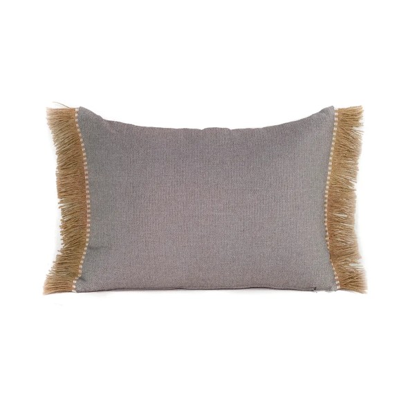 Lyped Pad Gray Flee Fringe Side Rafia 60x40 Premium Filler Included