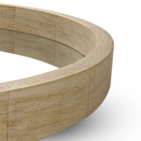 Bandeja-Espejo madera redondo 52 cm | Tapidecor