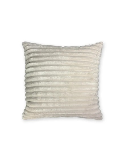 White cushion Fluffy wide cordurida 50x50 Premium filling included