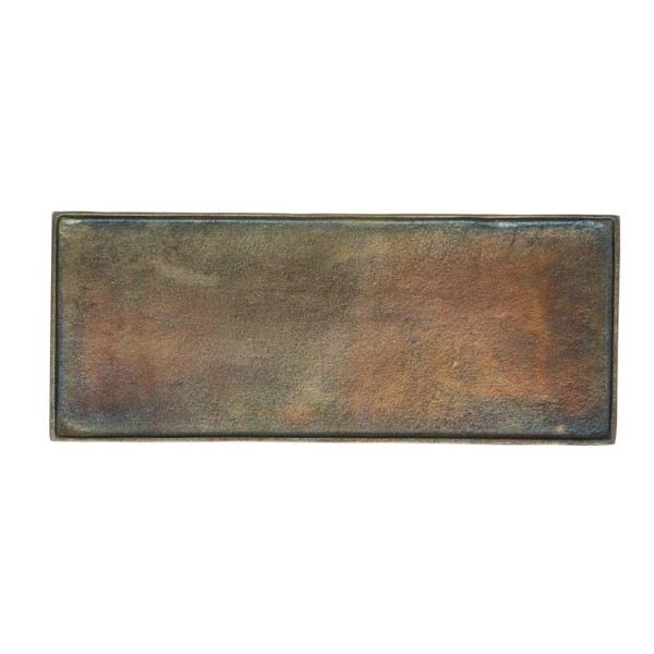 Bandeja Plato Metal Bronce 49x19 | Tapidecor
