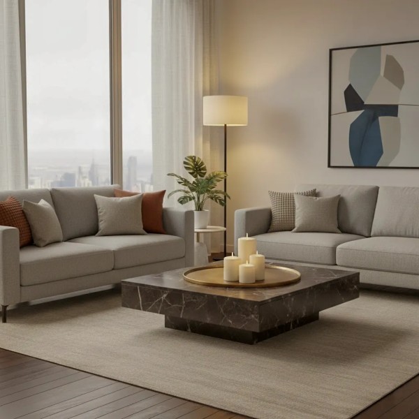 Vassoio rotondo in metallo bronzo Ø50x1,5 cm