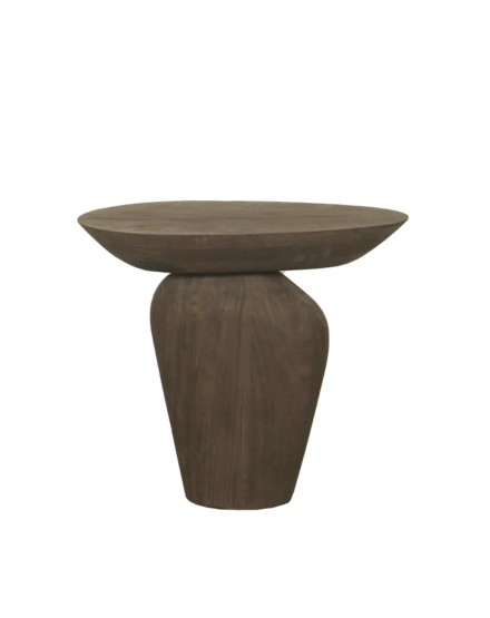 Mesa auxiliar madera de mango 55x35cm natural | Tapidecor