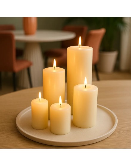 Round tray sand and brown Ø50x1.5 cm 2