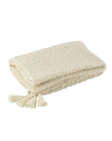 Pleid Naselli Crema di cotone Crema 180x130x1 cm