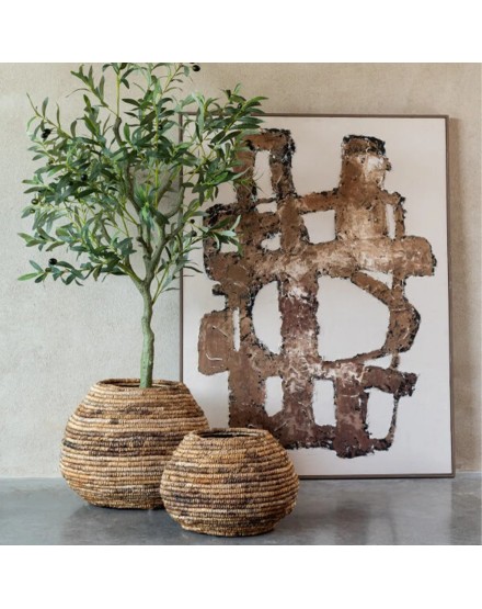 Table Canvas Pine Wood 93x4,5x123 cm 2