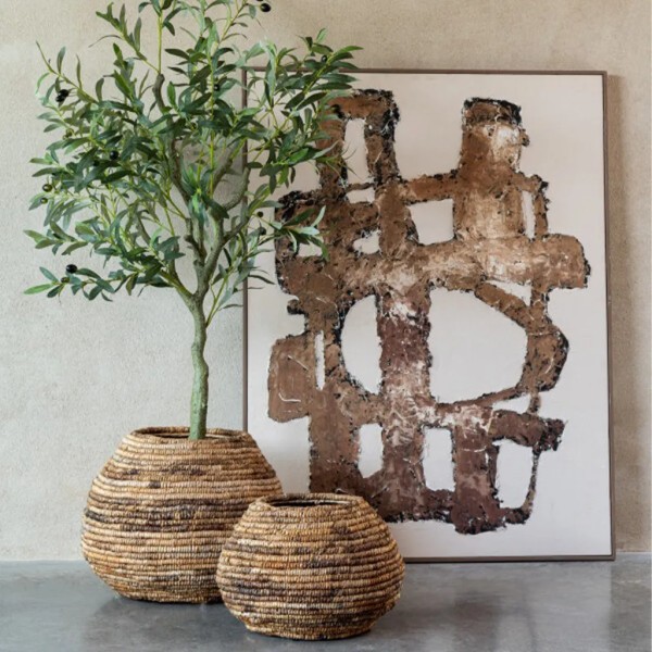 Cuadro abstracto madera pino 123x93 | Decoración moderna | Tapidecor