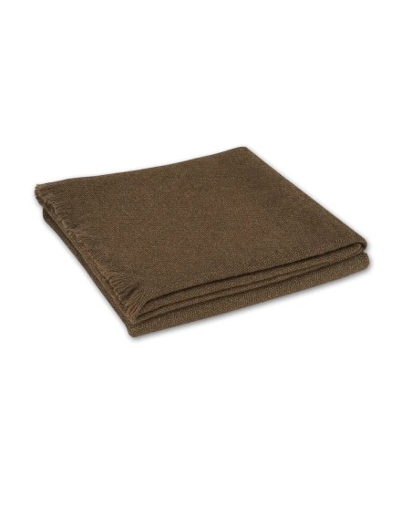 Couverture brune au chocolat. Réflexion 230x100 sans rembourrage arrière.