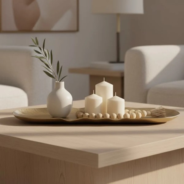 Bandeja Dorada Ovalada - Ideal para Servir en Eventos Especiales | Tapidecor