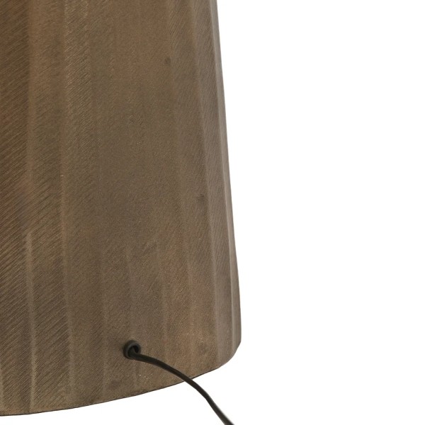 Lámpara de suelo marrón-bronce 34X12X119 CM | Iluminación elegante y moderna | Tapidecor