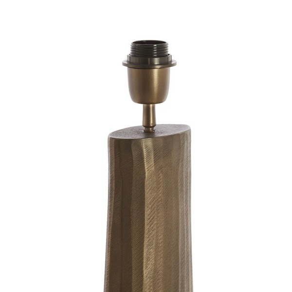 Lámpara de suelo marrón-bronce 34X12X119 CM | Iluminación elegante y moderna | Tapidecor