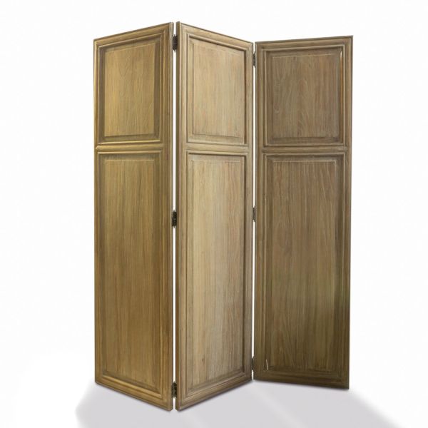 BIOMBO SEPARADOR 3 PUERTAS MAD ERA NATURAL DESGASTADA 150X180