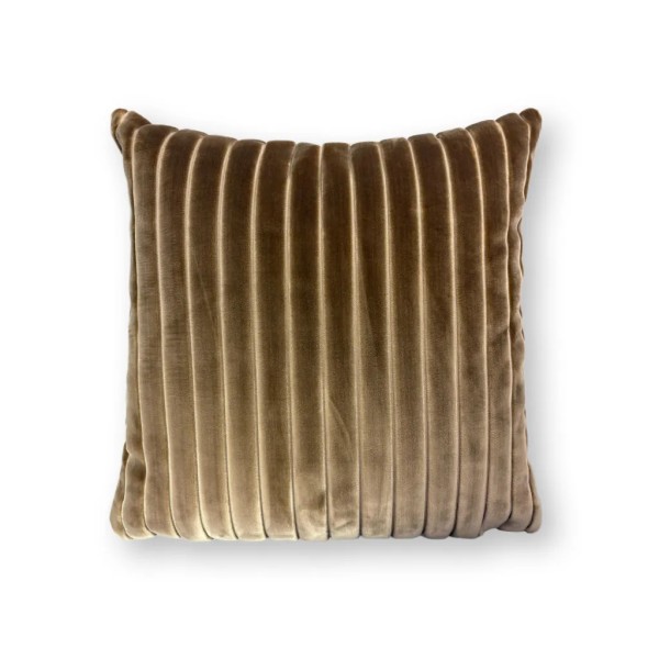 Cojín camel pana ancha mullida 45x45 Relleno Premium incluido