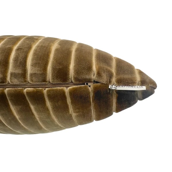 Cojín camel pana ancha mullida 45x45 Relleno Premium incluido