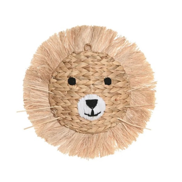 Decoración pared infantil de rafia natural | Tapidecor