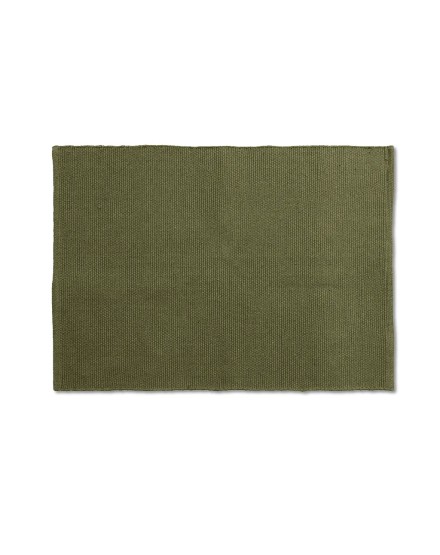 Alfombra 130X70 CM  Color Kaki 100% ALG