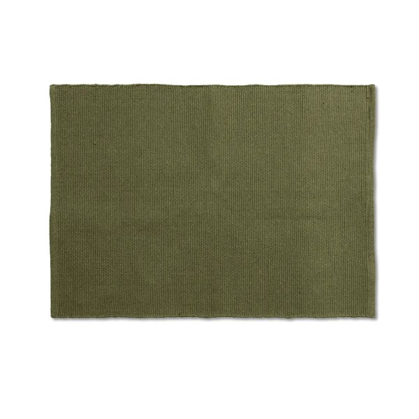 Alfombra 130X70 CM  Color Kaki 100% ALG