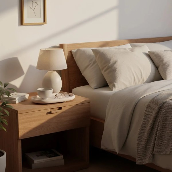 Bandeja de cemento ecológico beige artesanal | Tapidecor