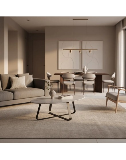 Mesa de centro mármol blanco orgánica 80 cm | Tapidecor 2