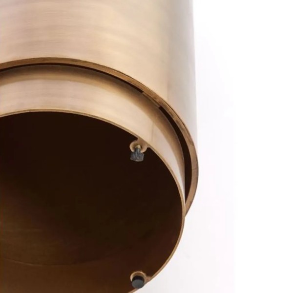 Pentola in metallo bronzo Ø30x80