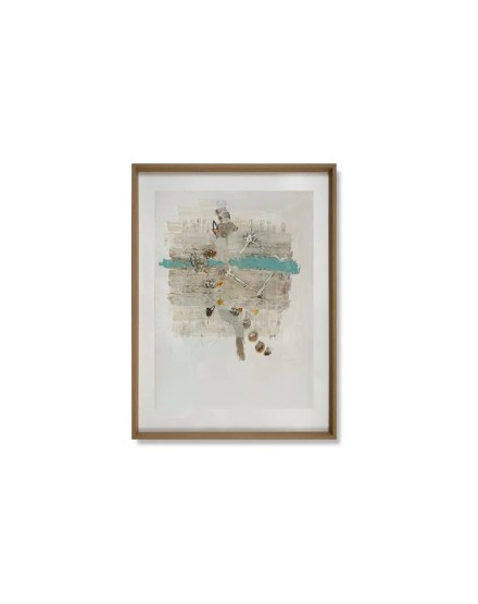 Cuadro abstracto marrón y verde 120x90 | Tapidecor